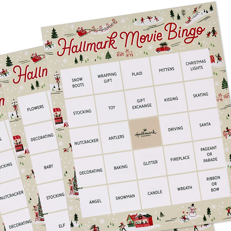 Hallmark Channel Christmas Movie Bingo Game Pad for only USD 16.99 | Hallmark