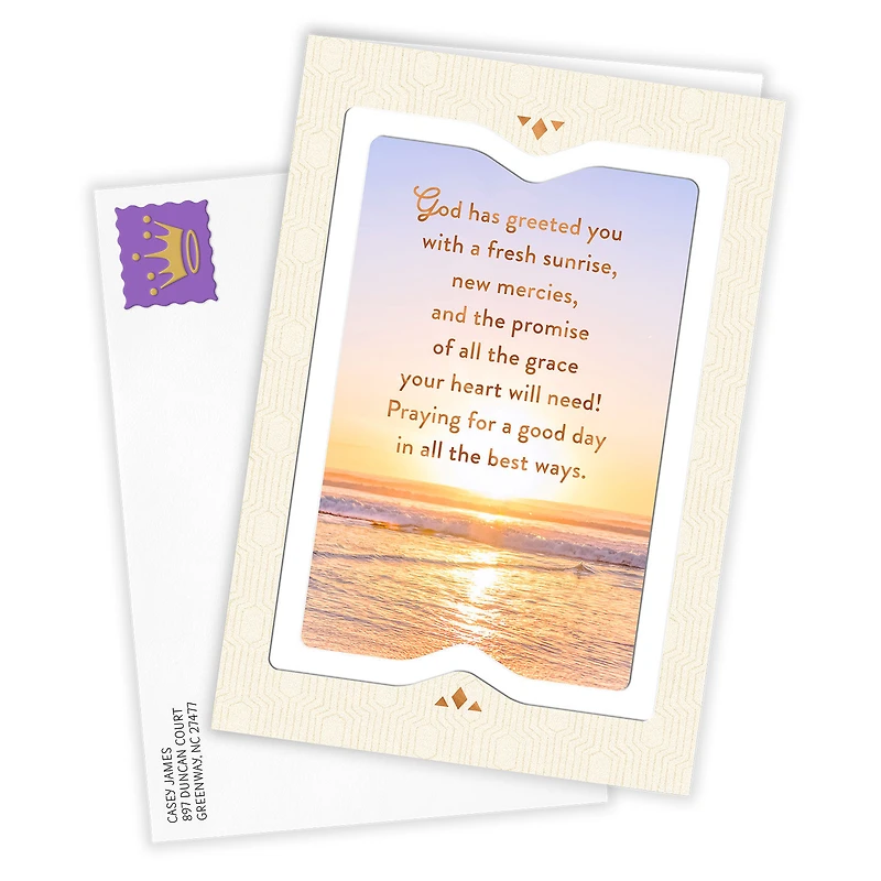 Seaside Sunrise Religious Custom Support Card for only USD 4.99 | Hallmark