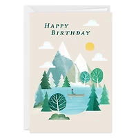 Modern Mountain Adventure Custom Birthday Card for only USD 4.99 | Hallmark