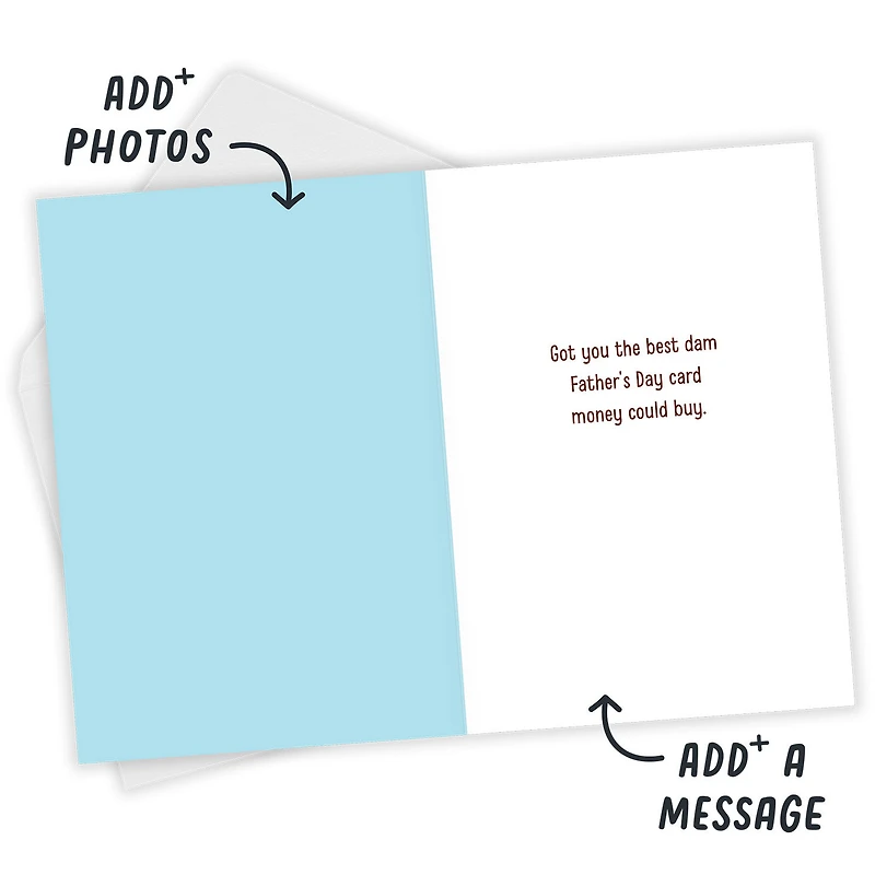 Best Dam Card Funny Custom Father's Day Card for only USD 4.99 | Hallmark