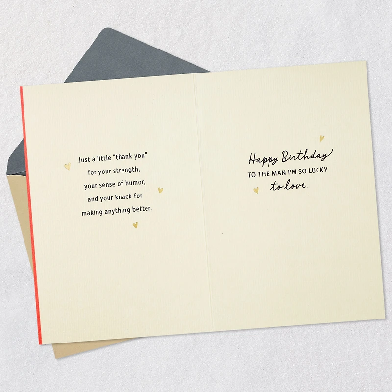 So Lucky to Love You Birthday Card for Husband for only USD 5.59 | Hallmark