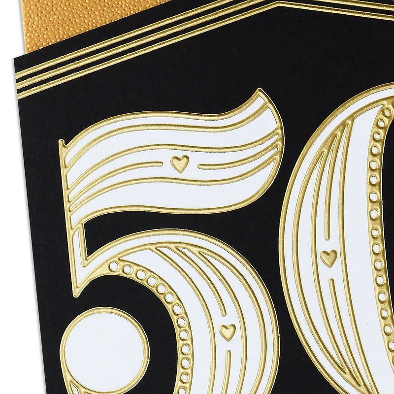 Golden Means 50th Anniversary Card for only USD 5.59 | Hallmark