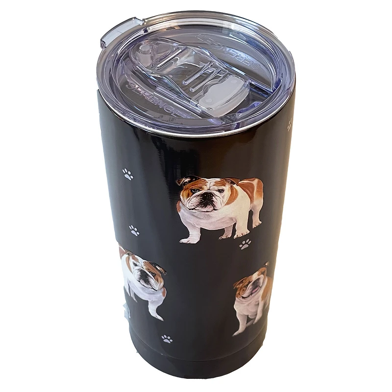 E&S Pets Bulldog Stainless Steel Tumbler, 20 oz. for only USD 24.99 | Hallmark