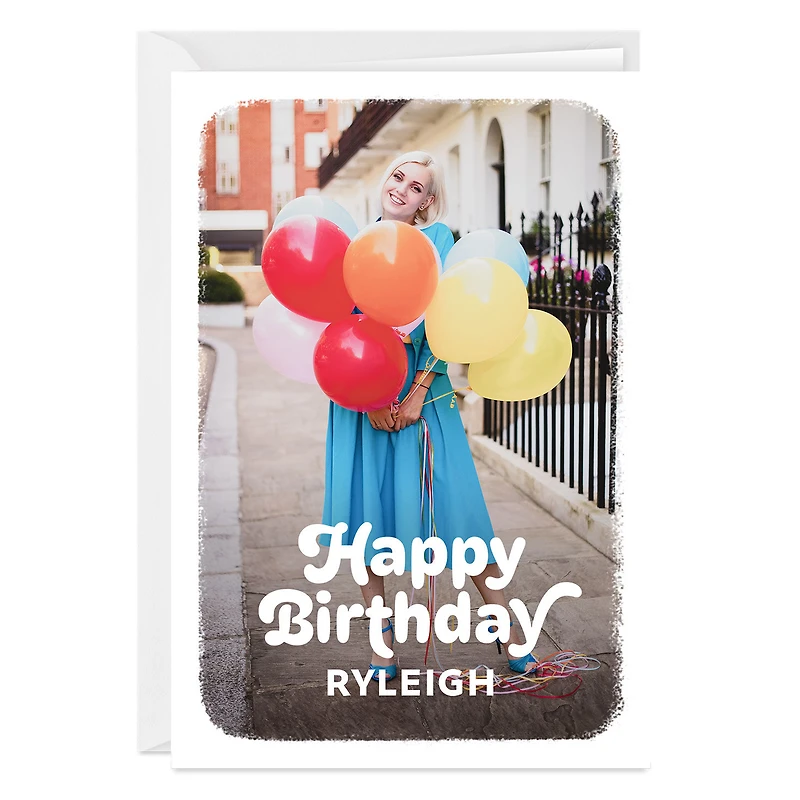Personalized Full Photo Birthday Photo Card, 5x7 Vertical for only USD 4.99 | Hallmark