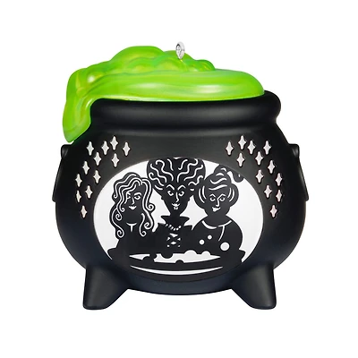 Disney Hocus Pocus Sanderson Sisters Cauldron Ornament With Light for only USD 29.99 | Hallmark