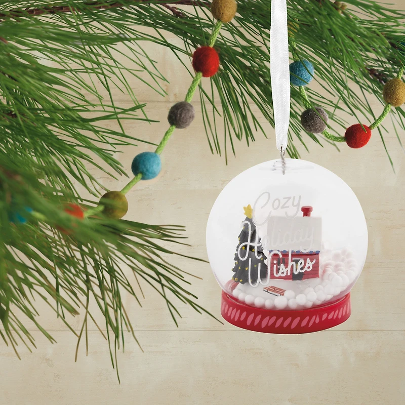 Cozy Holiday Wishes Snow Globe Hallmark Ornament for only USD 14.99 | Hallmark