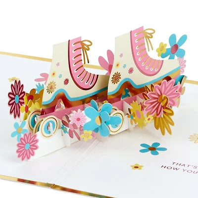 Fun and Fabulous Roller Skates Pop-Up Encouragement Card for only USD 12.99 | Hallmark