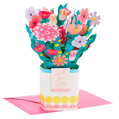 Flower Bouquet Just For You 3D Pop-Up Card for only USD 7.99 | Hallmark