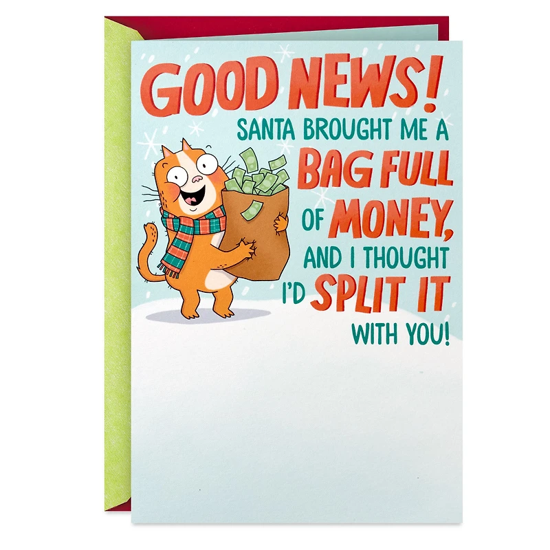 Bag Full of Money Gag Gift Christmas Card for only USD 5.99 | Hallmark