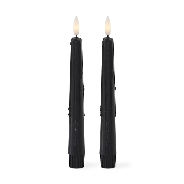 K&K Interiors -inch Drip LED Taper Candles