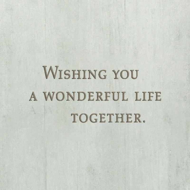 Wonderful Life Together Money Holder Wedding Card for only USD 5.59 | Hallmark