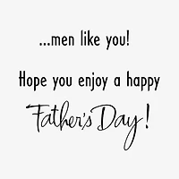 Celebrating Great Men Like You Father's Day Card for Family for only USD 2.00 | Hallmark