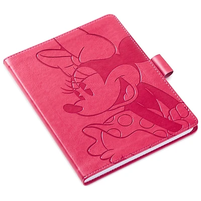 Minnie Mouse Pink Faux Leather Notebook for only USD 16.99 | Hallmark