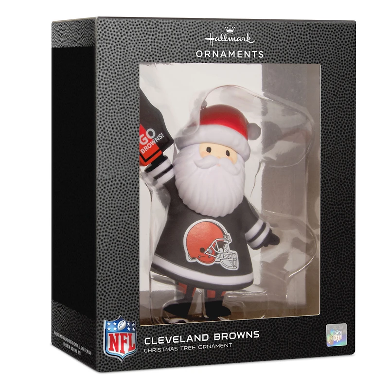 NFL Cleveland Browns Santa Fan Hallmark Ornament for only USD 12.99 | Hallmark