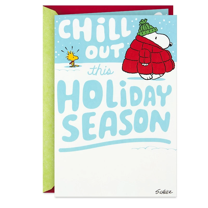 Peanuts® Chill Out, Snoopy and Woodstock Pop-Up Christmas Card for only USD 6.59 | Hallmark
