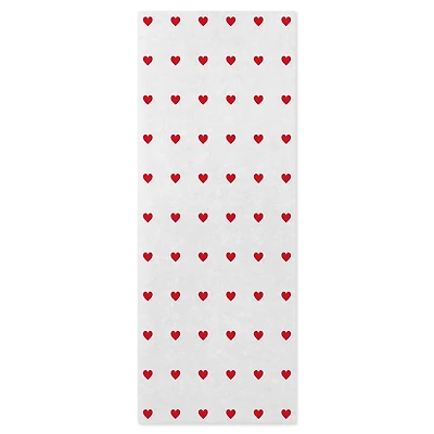 Tiny Red Hearts on White Tissue Paper, 6 sheets for only USD 1.99 | Hallmark