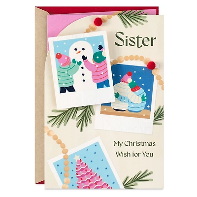 Wishes for Blessings and Happiness Christmas Card for Sister for only USD 6.99 | Hallmark