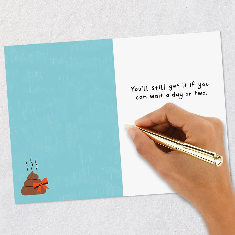 My Dog Ate Your Present Funny Birthday Card for only USD 4.49 | Hallmark