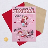 Marriage is Like Football Funny Pop-Up Valentine's Day Card for only USD 5.59 | Hallmark