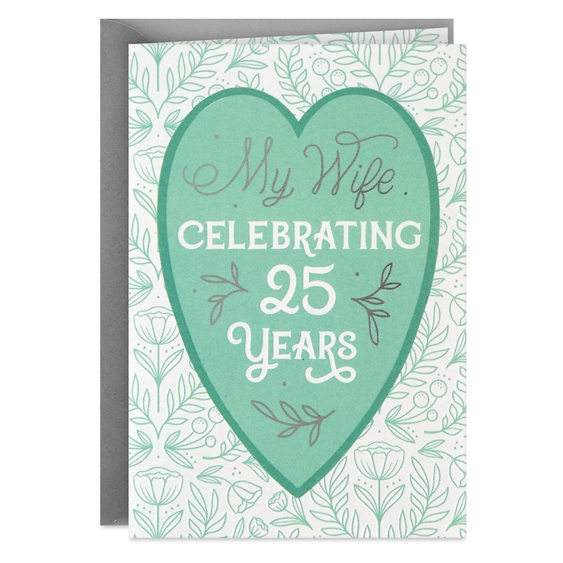 Our Journey in Love 25th Anniversary Card for Wife for only USD 5.59 | Hallmark