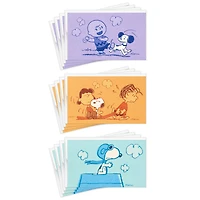 Peanuts® 75th Anniversary Nostalgic Scenes Assorted Blank Mini Note Cards, Pack of 12 for only USD 8.99 | Hallmark