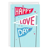 Happy Love Day Pennants Custom Valentine's Day Card for only USD 4.99 | Hallmark