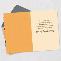 Grateful for the Two of You Thanksgiving Card for Daughter and Son-in-Law for only USD 2.99 | Hallmark