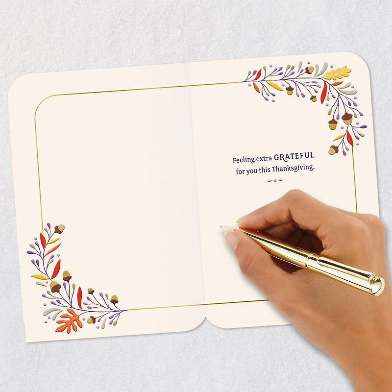 Extra Grateful for Family Like You Thanksgiving Card for only USD 3.99 | Hallmark