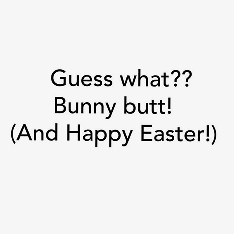 Guess What Bunny Butt Funny Easter Card for only USD 2.00 | Hallmark