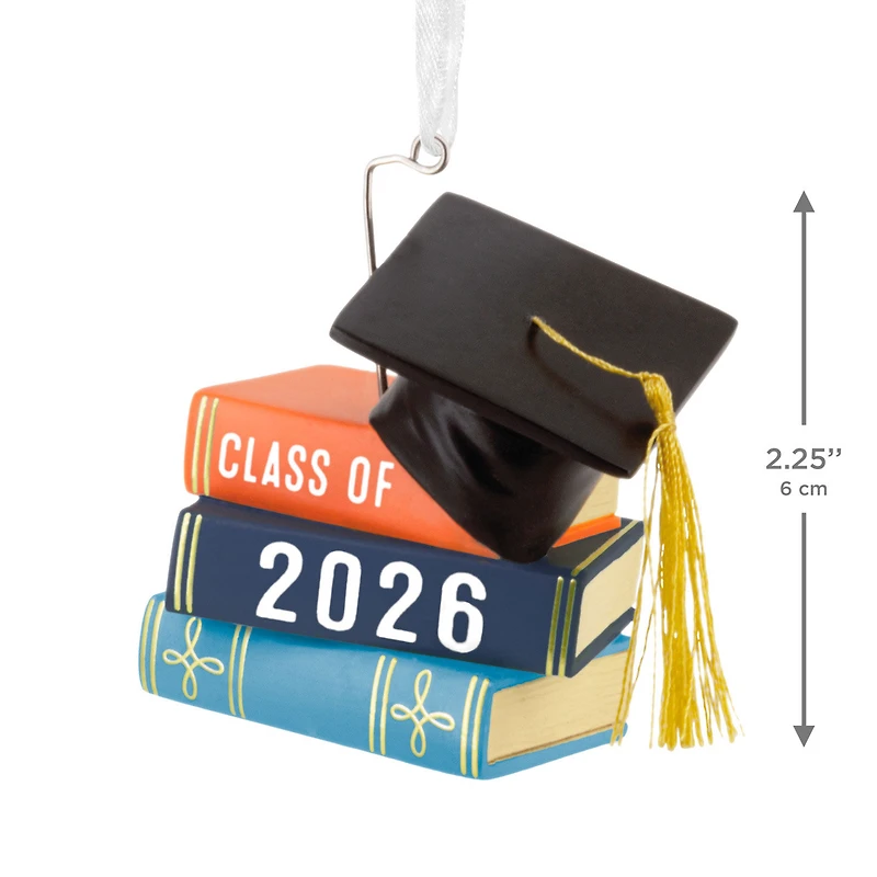Graduation Cap and Books Class of 2026 Hallmark Ornament for only USD 12.99 | Hallmark