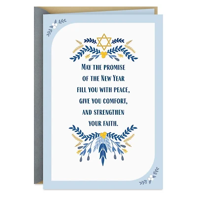 Peace, Comfort and Faith Rosh Hashanah Card for only USD 3.99 | Hallmark