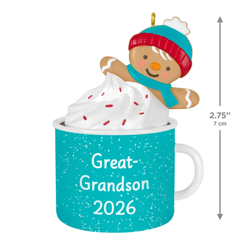 Great-Grandson Hot Cocoa Mug 2026 Ornament for only USD 18.99 | Hallmark