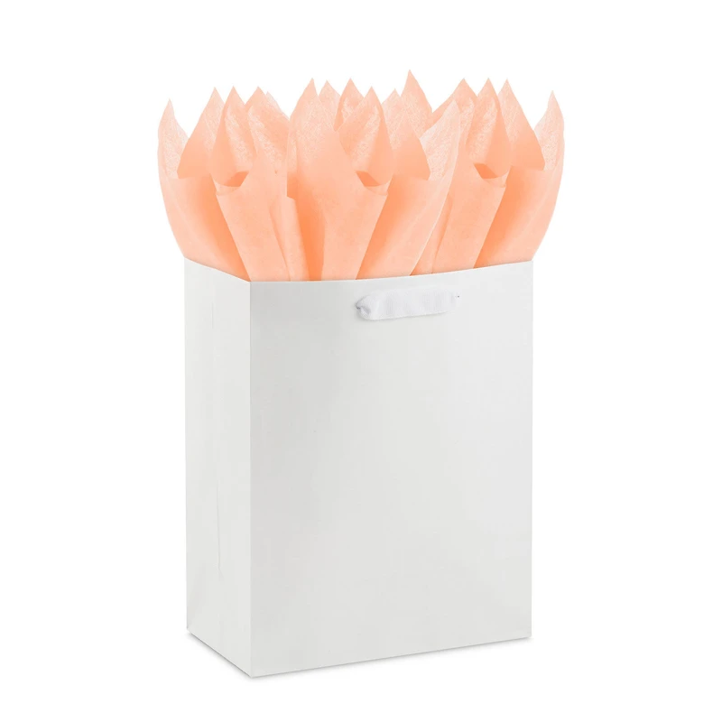 Solid Peach Tissue Paper, 8 sheets for only USD 1.99 | Hallmark