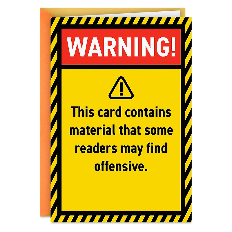 May Contain Offensive Material Funny Birthday Card for only USD 4.49 | Hallmark