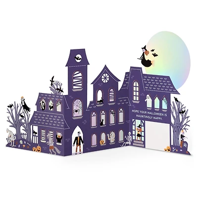 Fold-Out Haunted House Halloween Card for only USD 8.99 | Hallmark