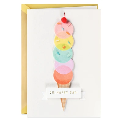 All the Scoops and All the Love Birthday Card for only USD 8.59 | Hallmark