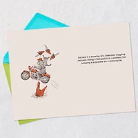 Raccoon, Sasquatch and Motorcycle Funny Birthday Card for Him for only USD 3.99 | Hallmark