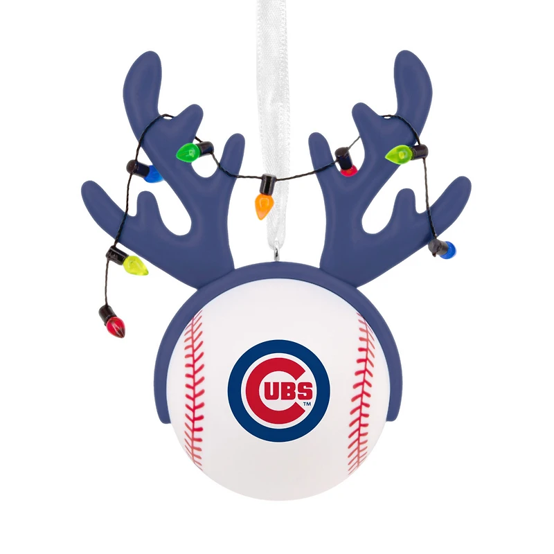 MLB Chicago Cubs™ Reindeer Baseball Hallmark Ornament for only USD 12.99 | Hallmark