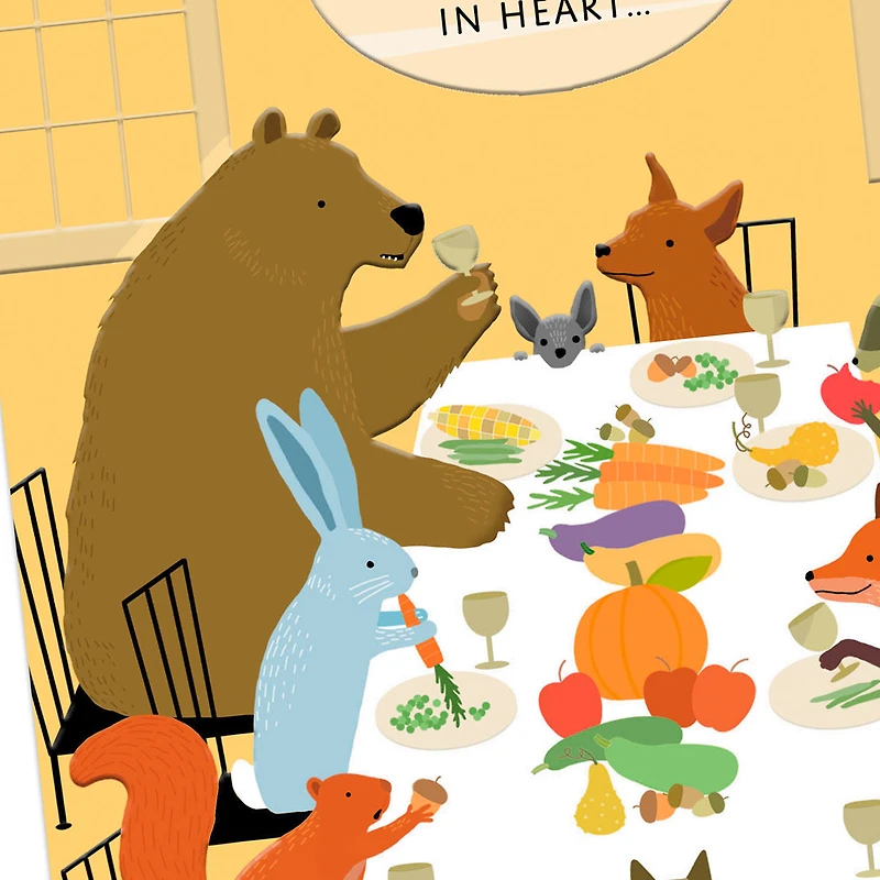 Thankful in Heart and Full in Belly Thanksgiving Card for only USD 3.99 | Hallmark