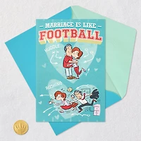 Marriage Is Like Football Funny Anniversary Card for only USD 5.99 | Hallmark