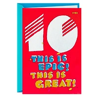 This Is Epic 10th Birthday Card for only USD 4.99 | Hallmark
