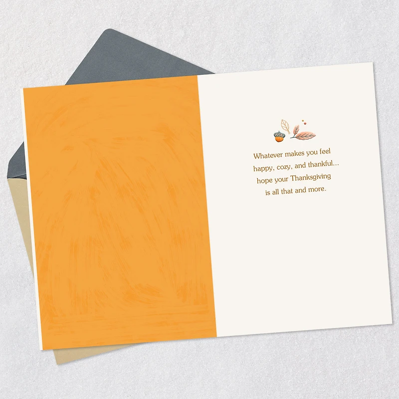 Happy, Cozy and Thankful Thanksgiving Card for only USD 2.99 | Hallmark