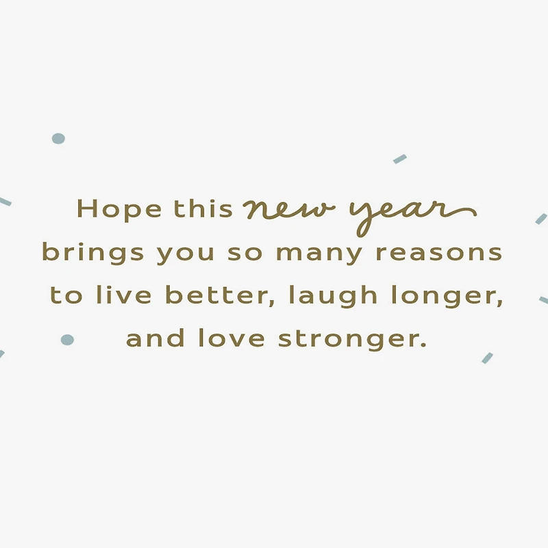 Bold Geometric 2027 Year-Dated New Year Card for only USD 3.99 | Hallmark