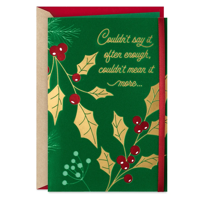 You're a Truly Good Man Romantic Christmas Card for Him for only USD 6.99 | Hallmark