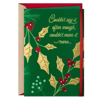 You're a Truly Good Man Romantic Christmas Card for Him for only USD 6.99 | Hallmark