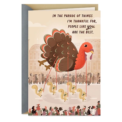 Parade of Thankfulness Thanksgiving Card for only USD 2.99 | Hallmark
