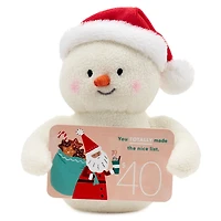 Snowman in Santa Hat Plush Gift Card Holder, 5" for only USD 10.99 | Hallmark