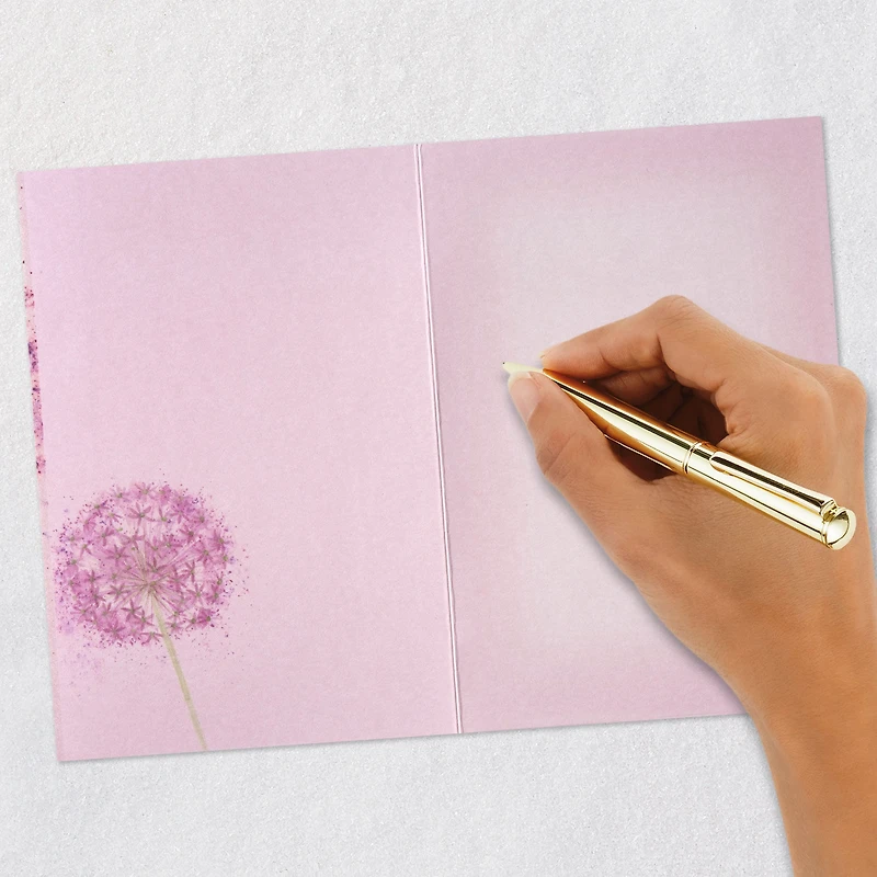 Purple Allium Flower Blank Card for only USD 4.59 | Hallmark