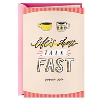 Gilmore Girls Life's Short, Talk Fast Card for only USD 5.99 | Hallmark