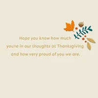 So Thankful for Your Service Thanksgiving Card for Military Service Member for only USD 3.99 | Hallmark